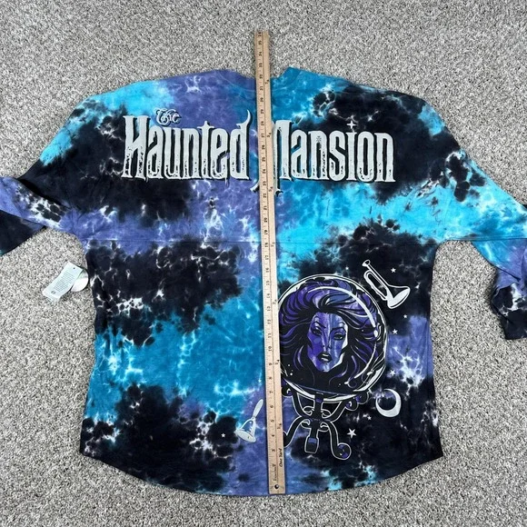 Disney Haunted Mansion Spirit Jersey Shirt Womens XL Tie Dye Glow Dark Top - Picture 11 of 12